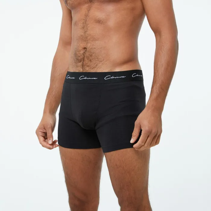 Closure London 5Pack Classic Signature Boxers Black Grey Marl Blue Men Underwear