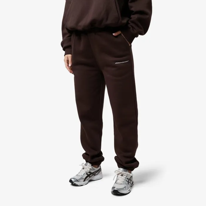 Closure London Core Logo Cuffed Jogger Coffee Women Joggers