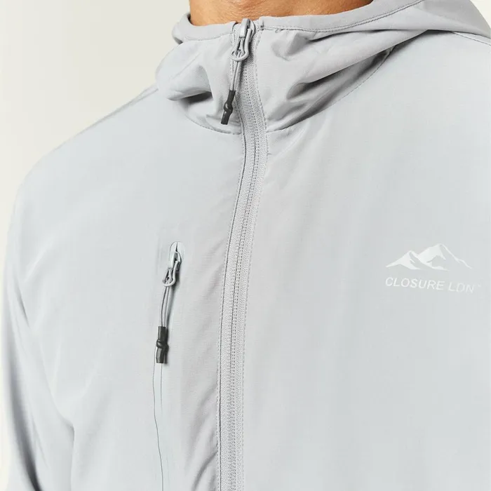 Closure London Cut and Sew Training Tracksuit Mid Grey Men Tracksuits