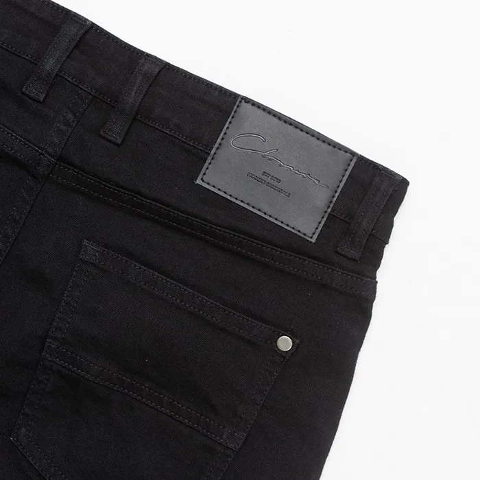 Closure London Denim Short Black Wash Men Denim