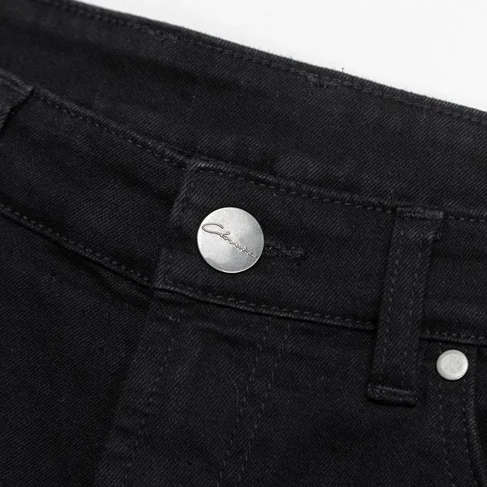 Closure London Denim Short Black Wash Men Denim