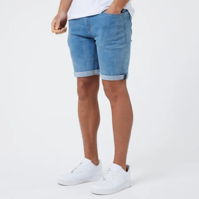 Closure London Denim Short Light Blue Wash Men Denim