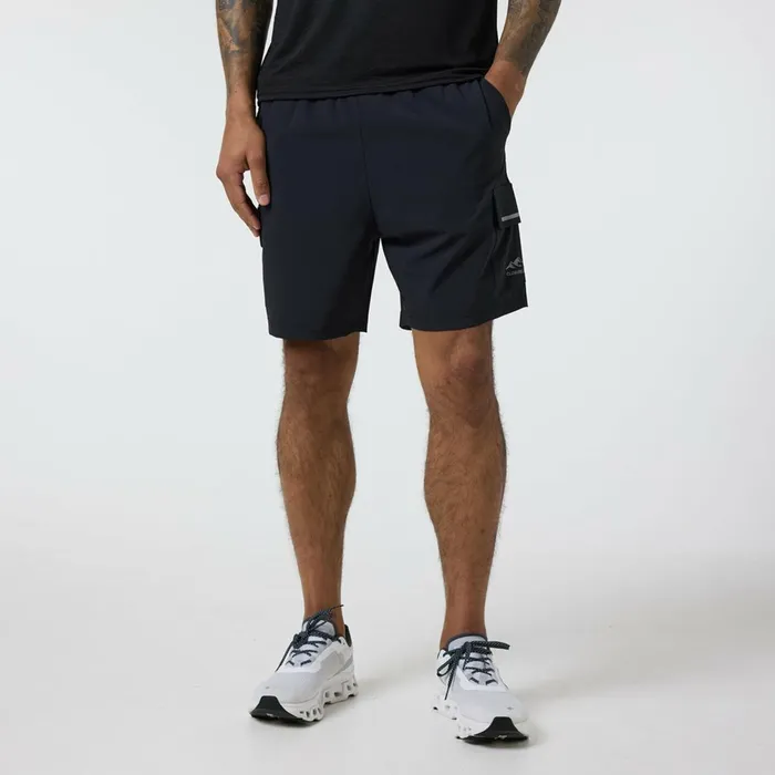 Closure London Performance Cargo Short Black Men Shorts
