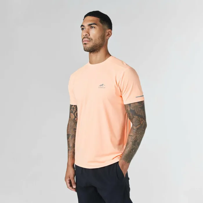 Closure London Performance TShirt Fluorescent Peach Men TShirts