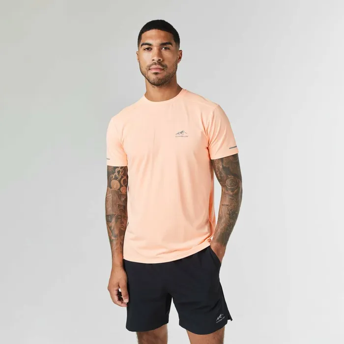 Closure London Performance TShirt Fluorescent Peach Men TShirts
