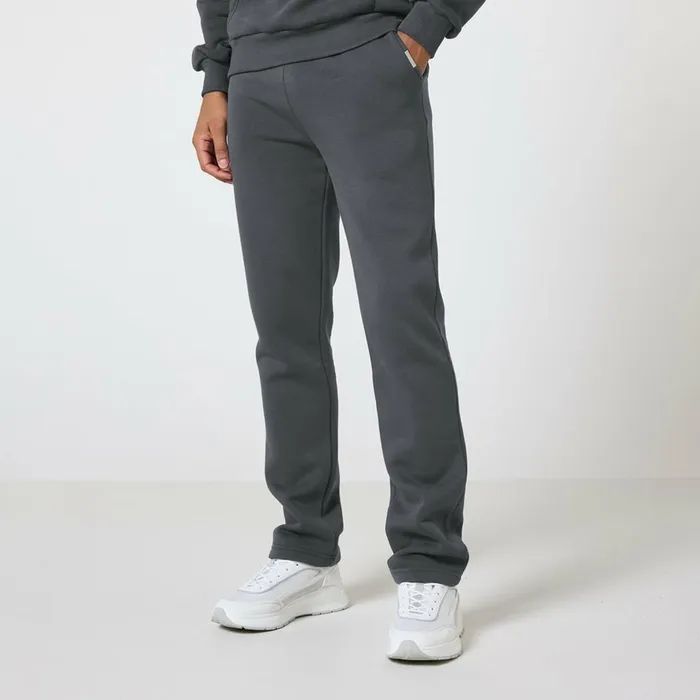 Closure London Relaxed Fit Open Hem Tracksuit Graphite Men Tracksuits