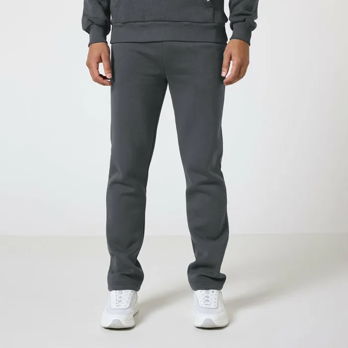 Closure London Relaxed Fit Open Hem Tracksuit Graphite Men Tracksuits