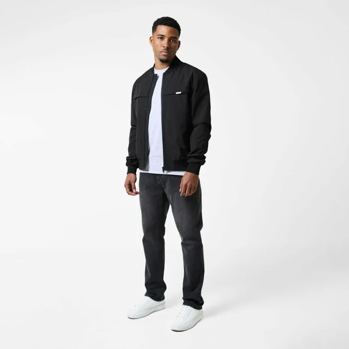 Closure London Ripstop Bomber Jacket Black Men Coats and Jackets