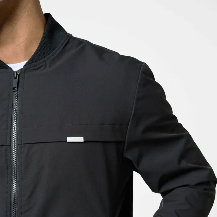 Closure London Ripstop Bomber Jacket Black Men Coats and Jackets