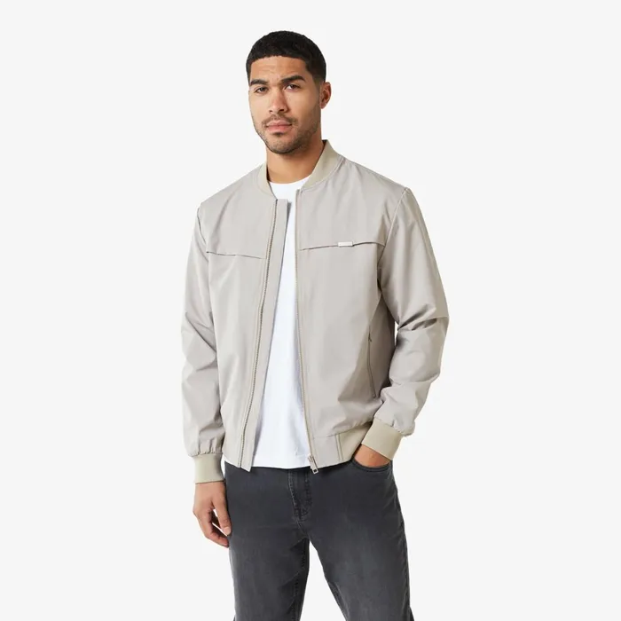 Closure London Ripstop Bomber Jacket Stone Men Coats and Jackets