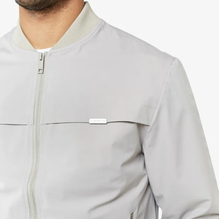 Closure London Ripstop Bomber Jacket Stone Men Coats and Jackets