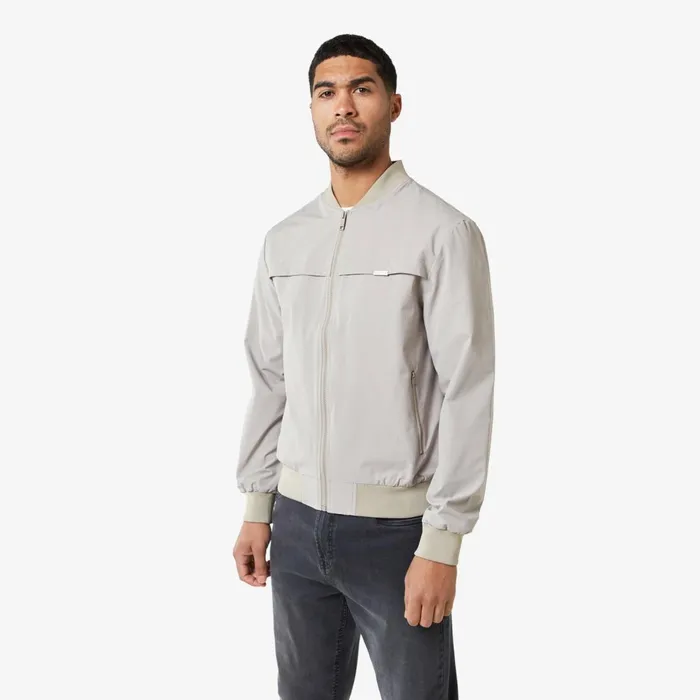 Closure London Ripstop Bomber Jacket Stone Men Coats and Jackets