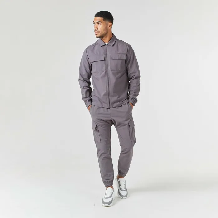 Closure London Smart Utility Cargo Pant Charcoal Men Pants