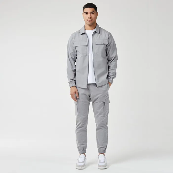 Closure London Smart Utility Cargo Set Ice Grey Men Tracksuits