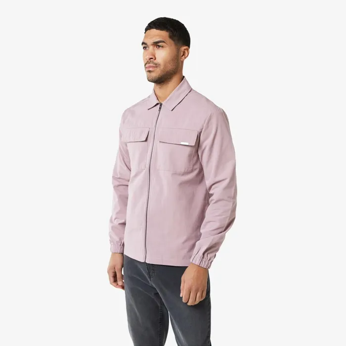 Closure London Smart Utility Overshirt Mauve Men Overshirts