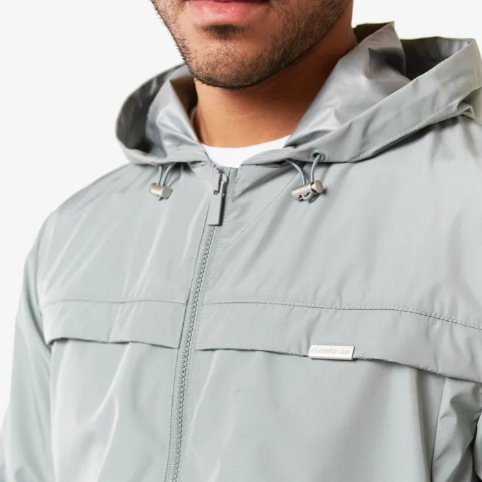 Closure London Smart Windbreaker Sage Men Coats and Jackets