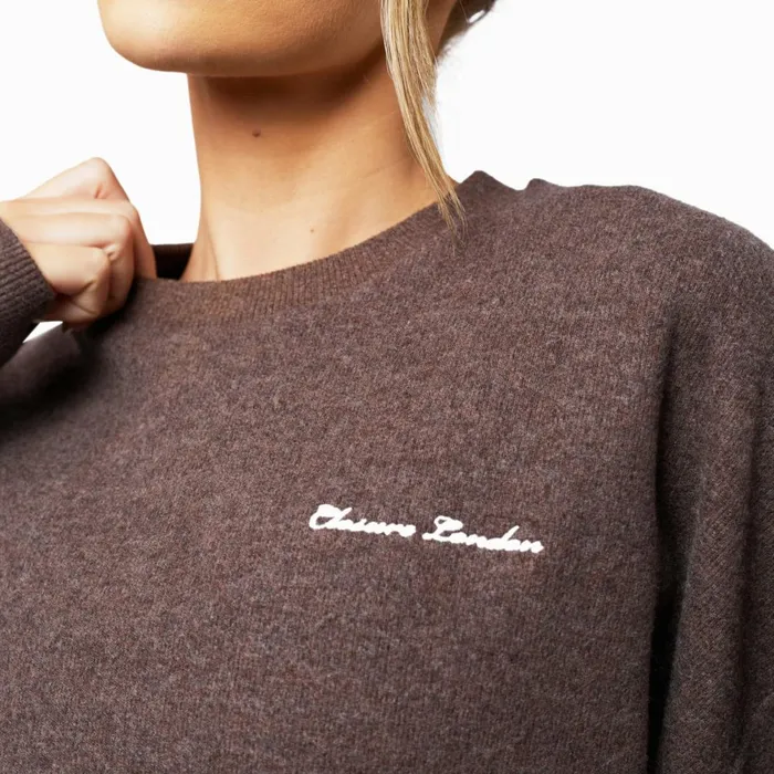 Closure London Soft Knit Crewneck I Coffee034gt Windowtheme Windowtheme Coffee Women Knitwear