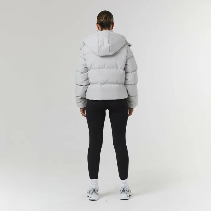 Closure London Storm Cuff Puffer Dark Stone Women Coats and Jackets