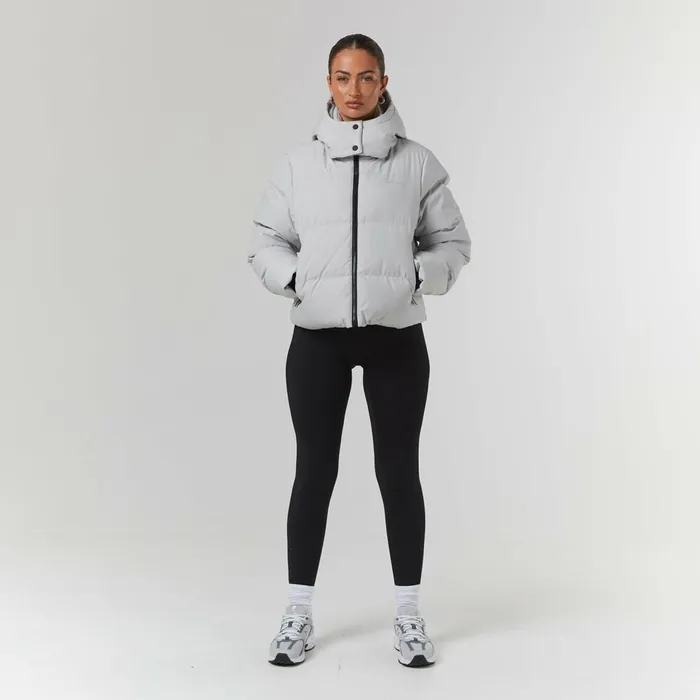 Closure London Storm Cuff Puffer Dark Stone Women Coats and Jackets