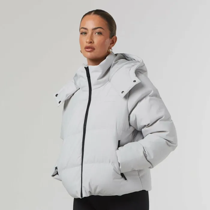 Closure London Storm Cuff Puffer Dark Stone Women Coats and Jackets
