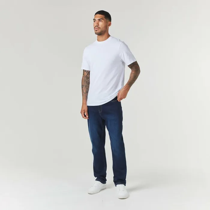 Closure London Straight Leg Denim Jean Dark Blue Wash Men Pants