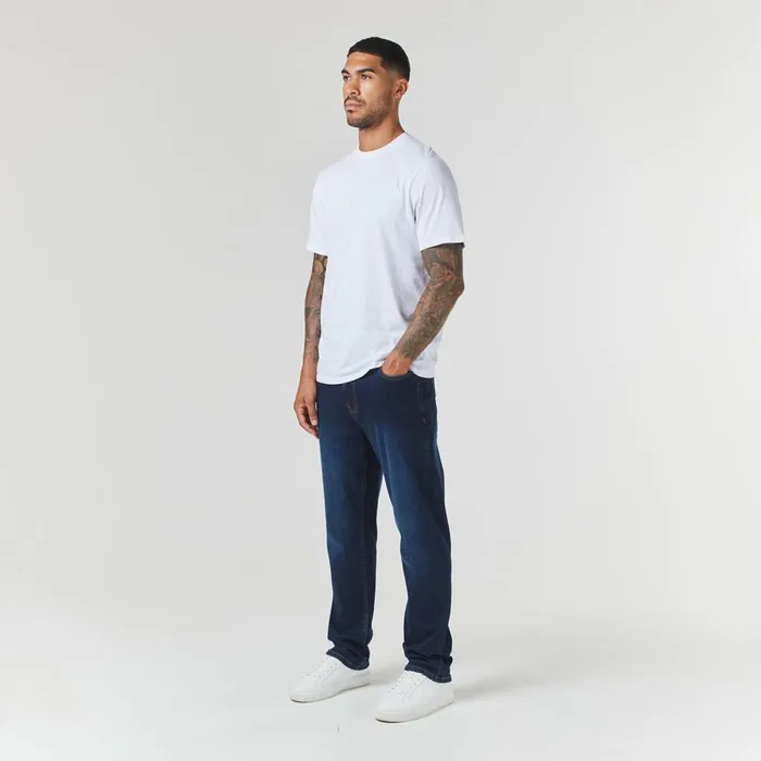 Closure London Straight Leg Denim Jean Dark Blue Wash Men Pants