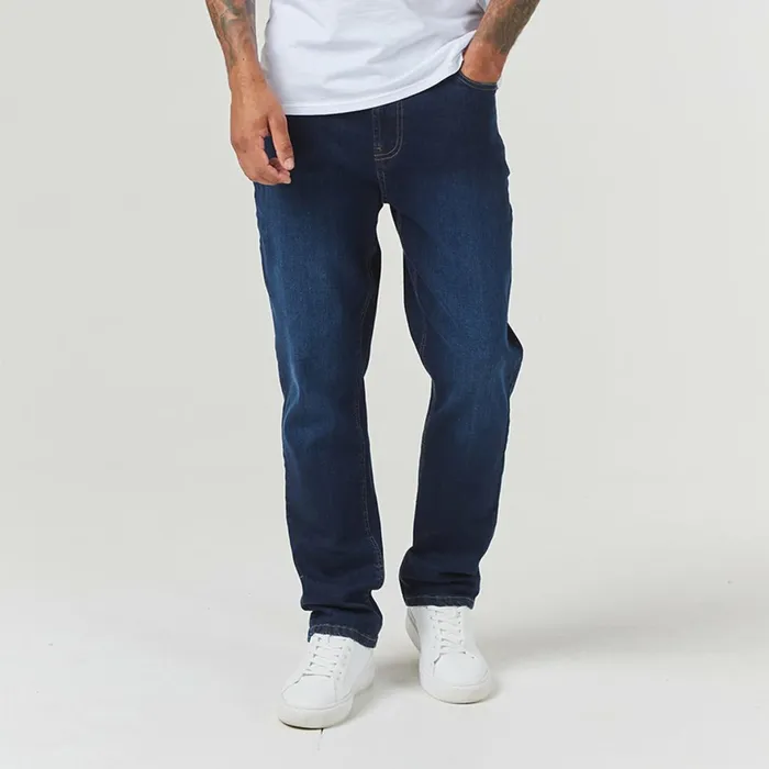 Closure London Straight Leg Denim Jean Dark Blue Wash Men Pants