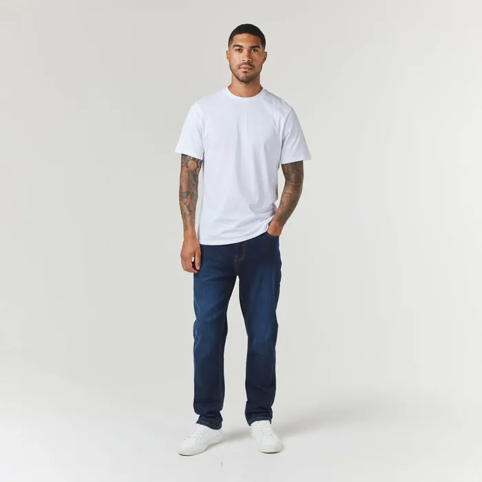 Closure London Straight Leg Denim Jean Dark Blue Wash Men Pants