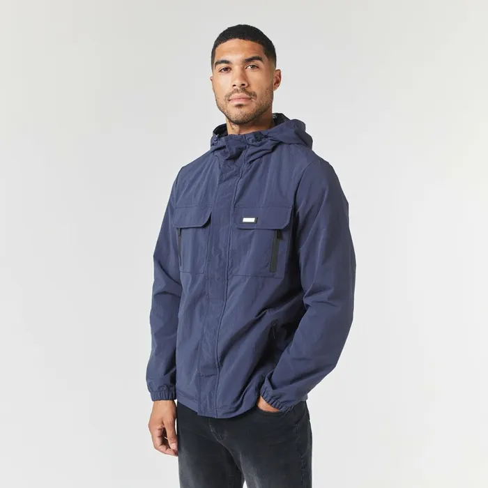 Closure London Tech Utility Jacket Navy Men Coats and Jackets
