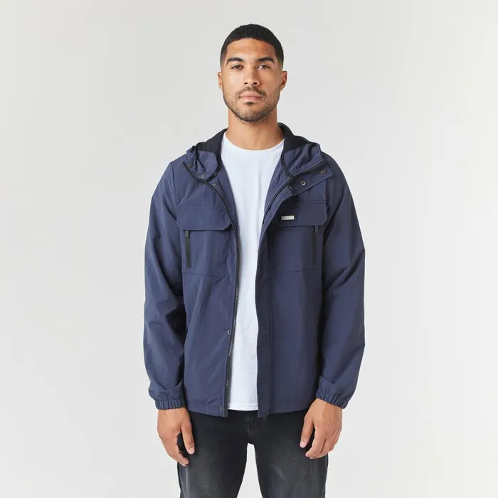 Closure London Tech Utility Jacket Navy Men Coats and Jackets
