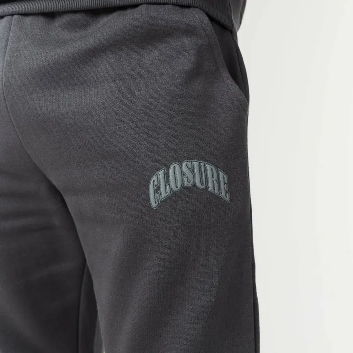 Closure London Vintage Varsity Tracksuit Charcoal Men Tracksuits