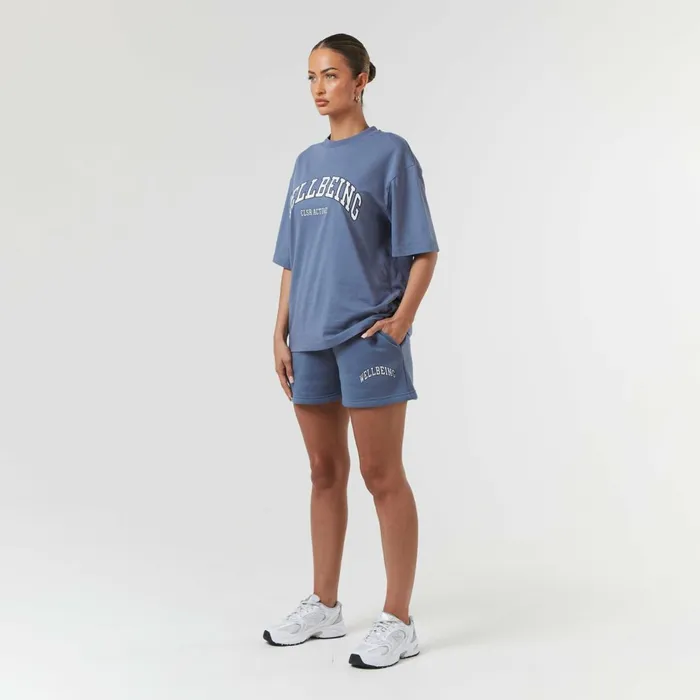 Closure London Wellbeing Varsity Twinset Elemental Blue Women Sets