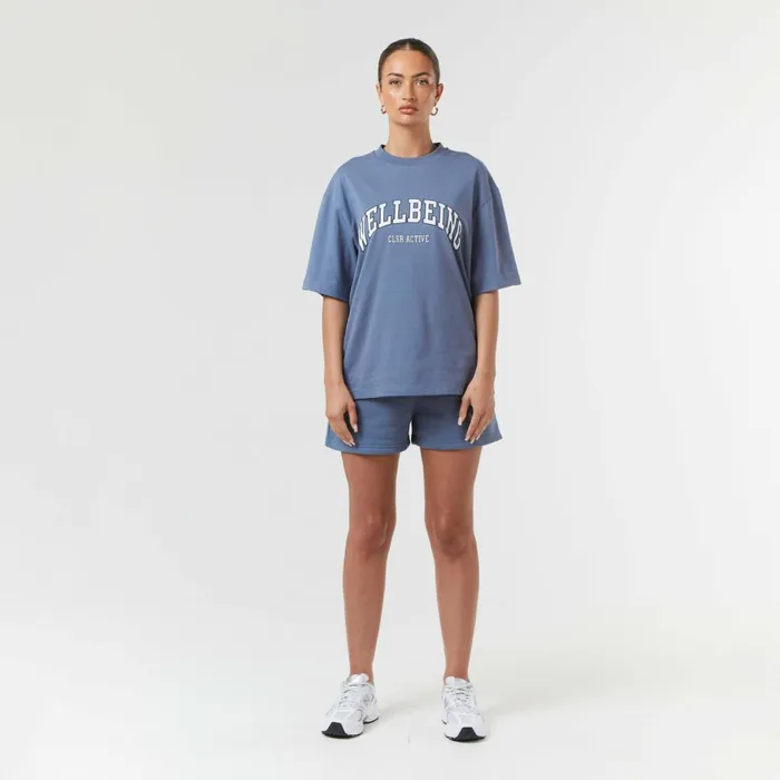 Closure London Wellbeing Varsity Twinset Elemental Blue Women Sets