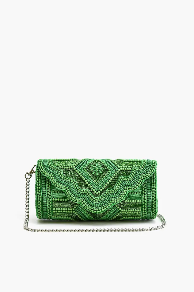 Clutches Women Green Jewel Evening Bag America and Beyond
