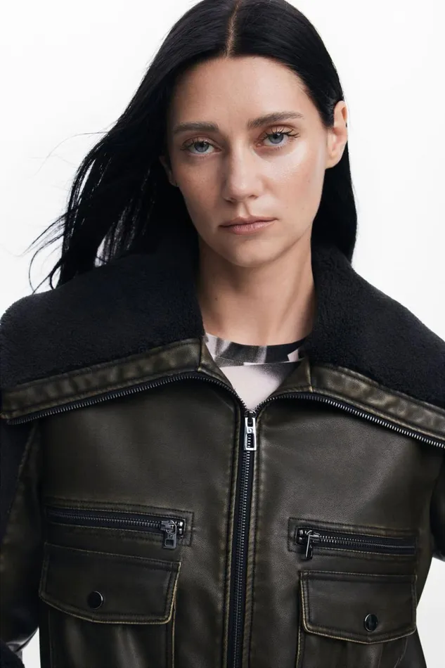 Coats And Jackets Women Desigual Bomber Jacket Black