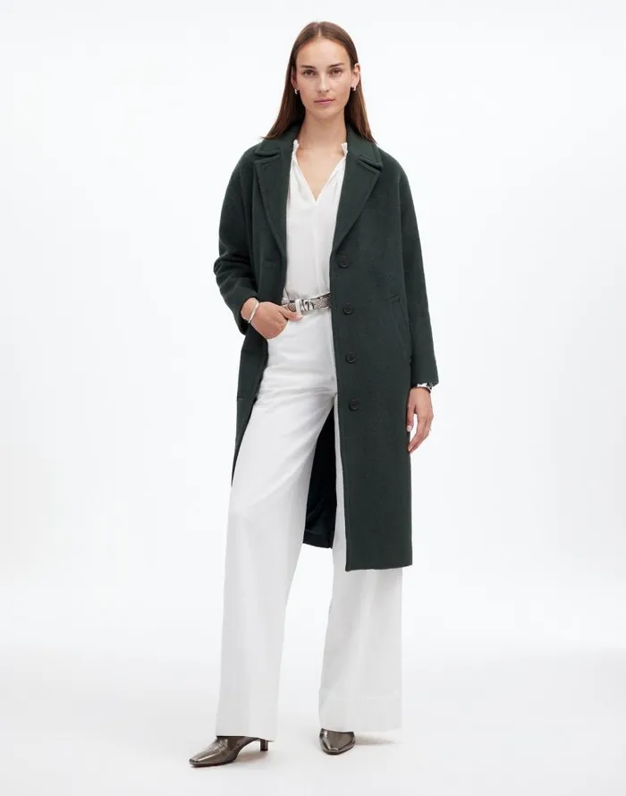 Coats Jackets Women Madewell The Alonzo Coat Luxury Forest