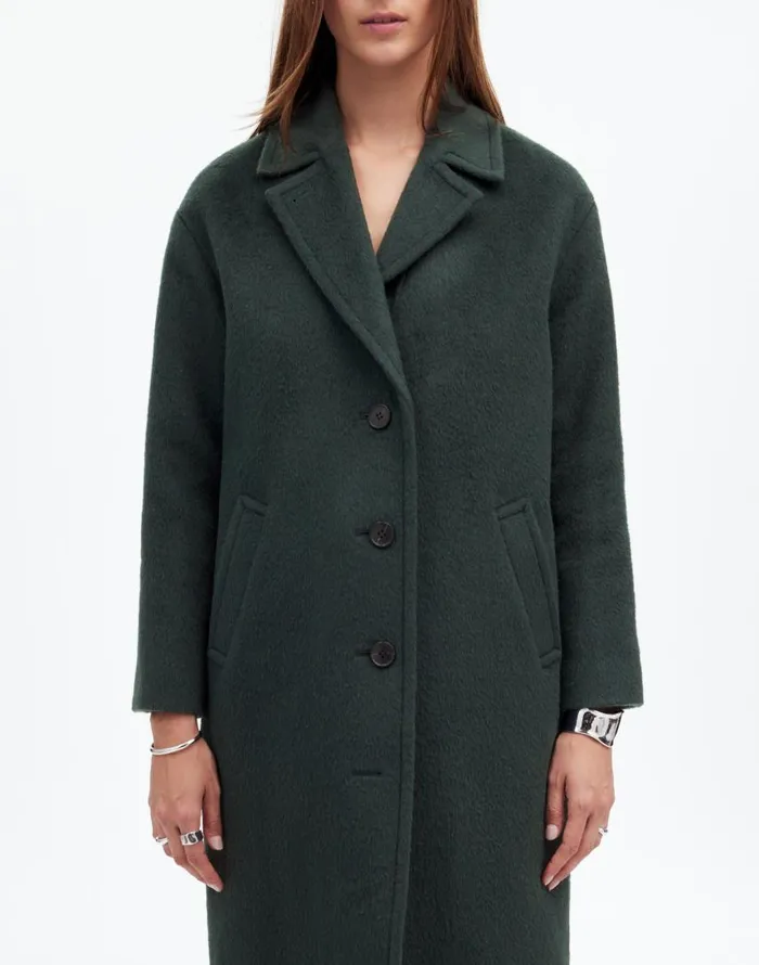 Coats Jackets Women Madewell The Alonzo Coat Luxury Forest