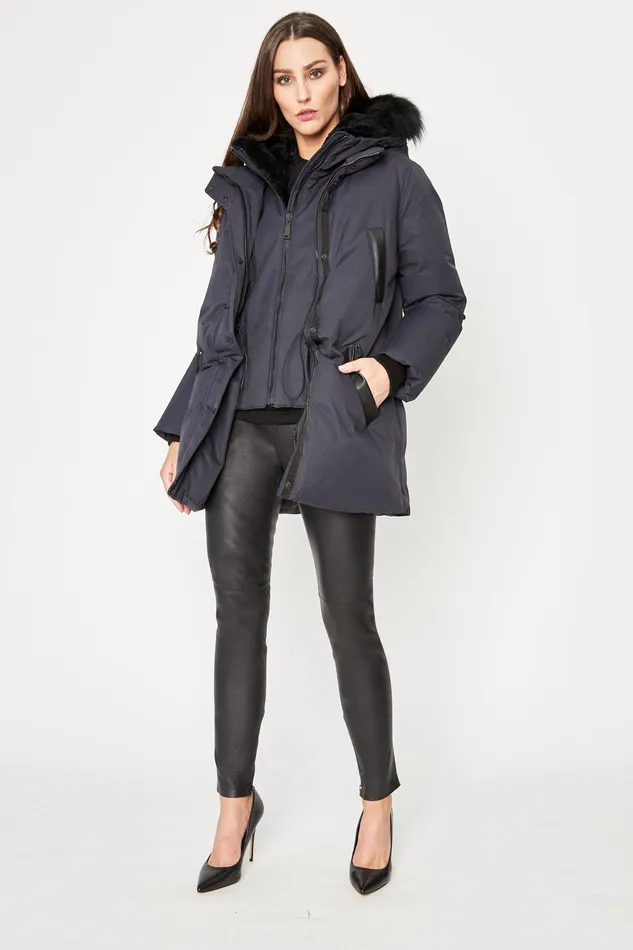 Coats Women Elie Tahari Lindsay Coat Navy