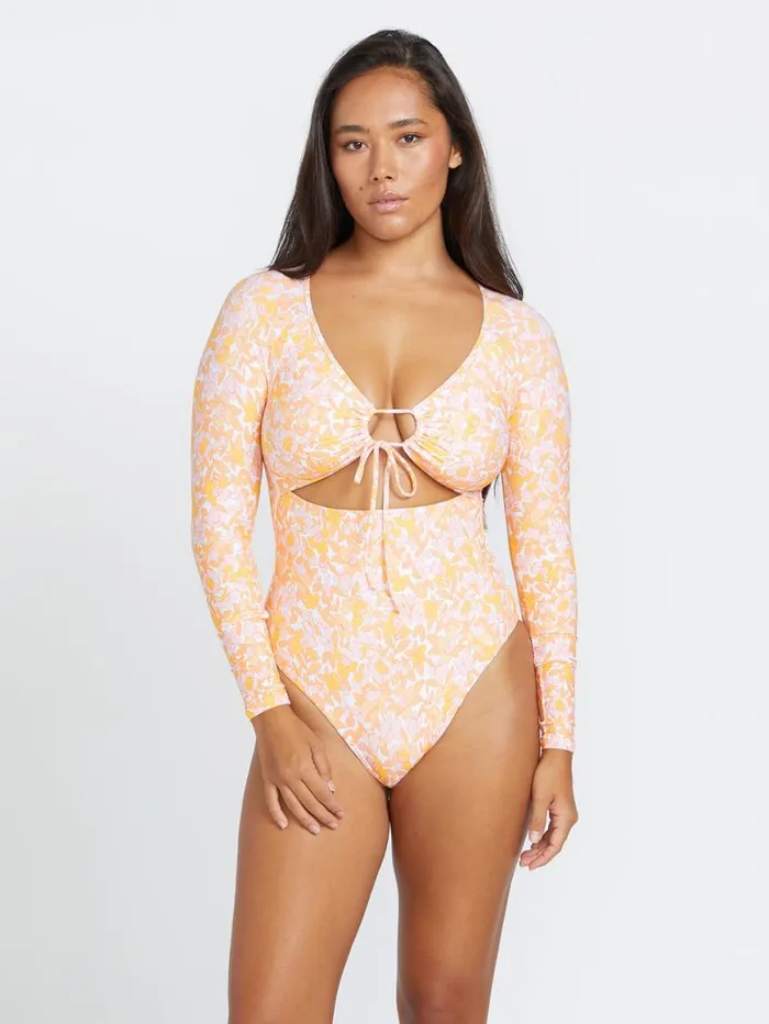 Coco Surf Swim Suit 8211 Melon Womens Volcom Swim