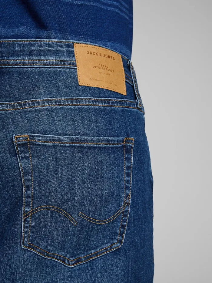 Comfort Jeans JACK and JONES Mens MIKE ORIGINAL AM 814 COMFORT FIT JEANS Blue Blue Denim