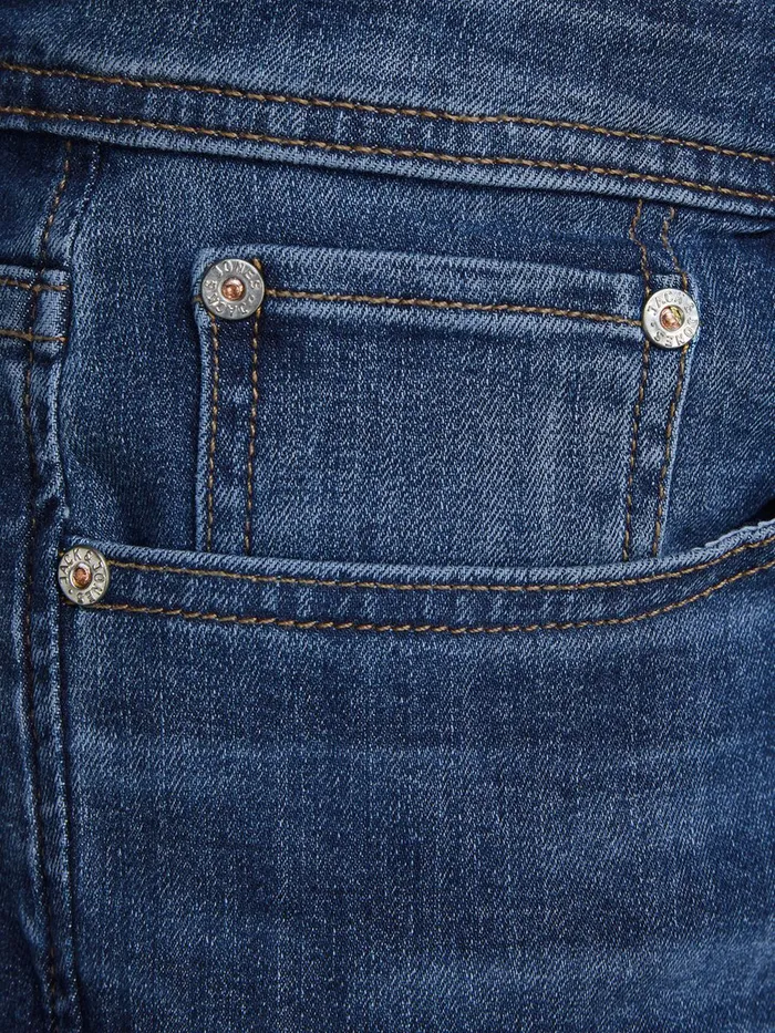 Comfort Jeans JACK and JONES Mens MIKE ORIGINAL AM 814 COMFORT FIT JEANS Blue Blue Denim