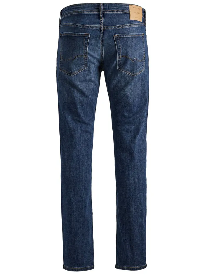 Comfort Jeans JACK and JONES Mens MIKE ORIGINAL AM 814 COMFORT FIT JEANS Blue Blue Denim