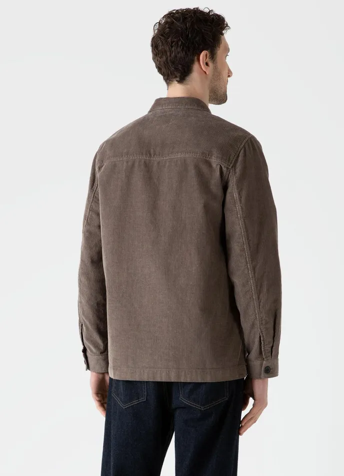 Corduroy Twin Pocket Jacket Cedar Men SUNSPEL Jackets and Coats