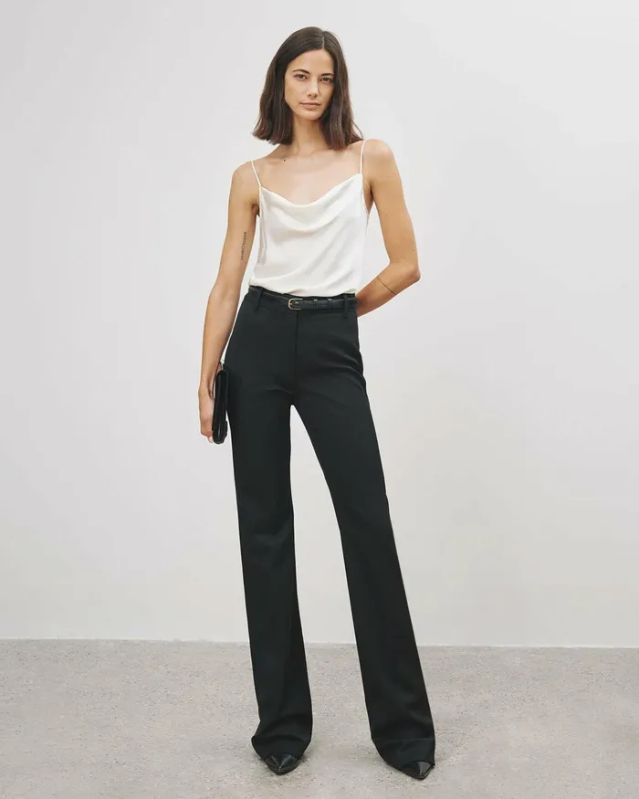 CORETTE PANT Black Women Nili Lotan Pants and Shorts