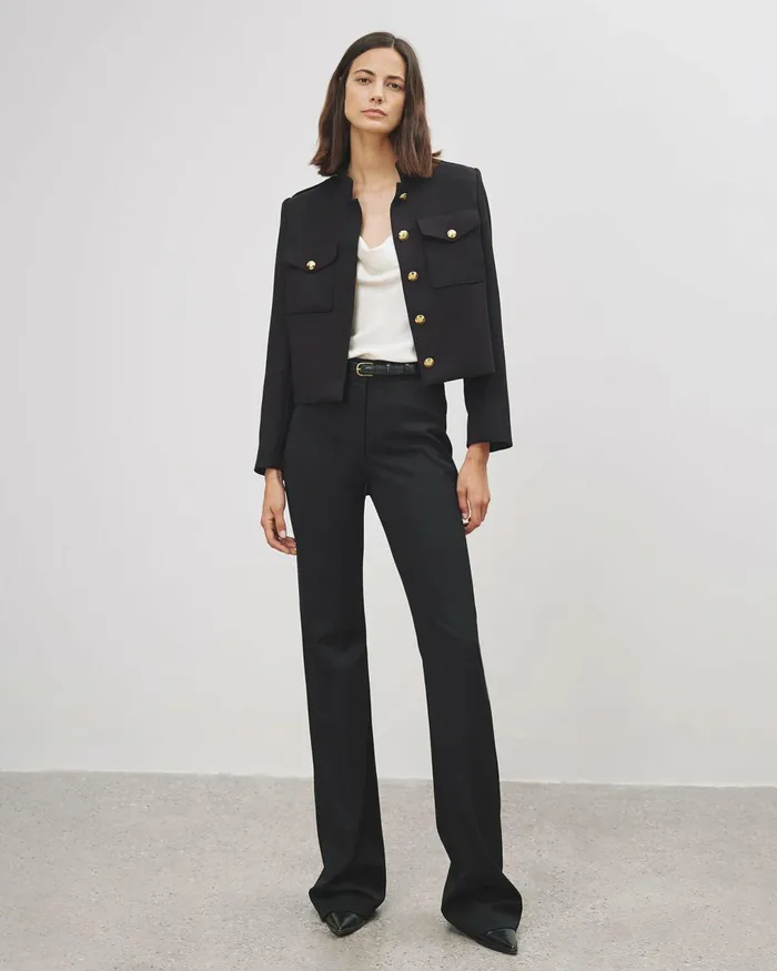 CORETTE PANT Black Women Nili Lotan Pants and Shorts