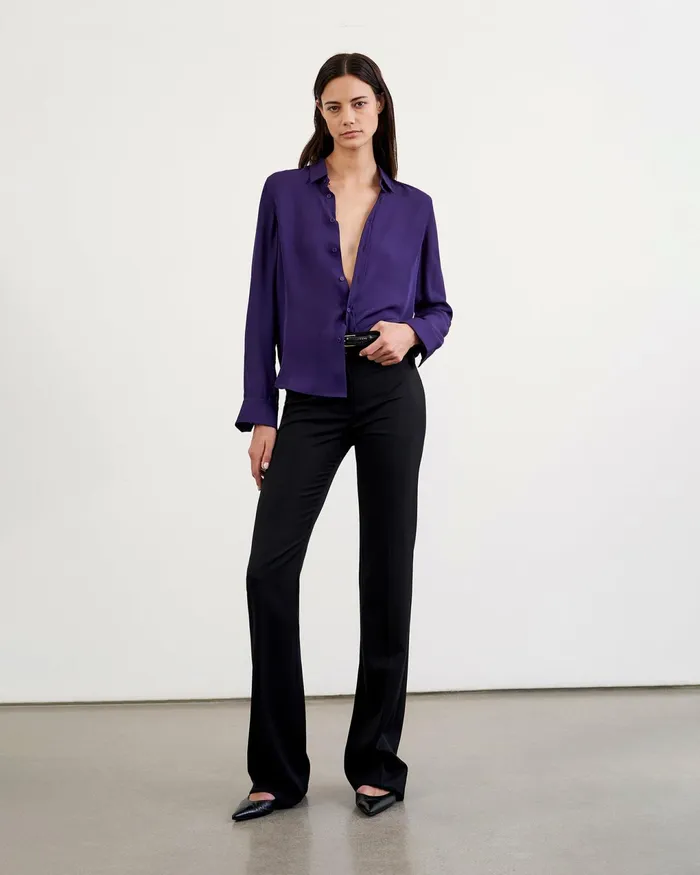 CORETTE PANT Black Women Nili Lotan Pants and Shorts