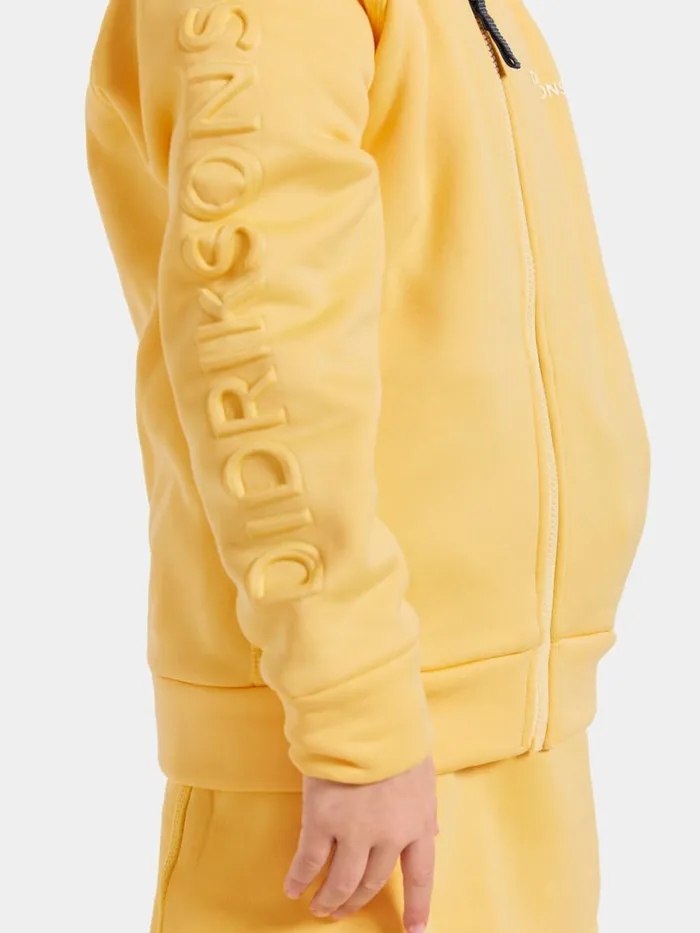 Corin Kids039 FullZip 8 Creamy Yellow Kids Didriksons Softshell Jackets