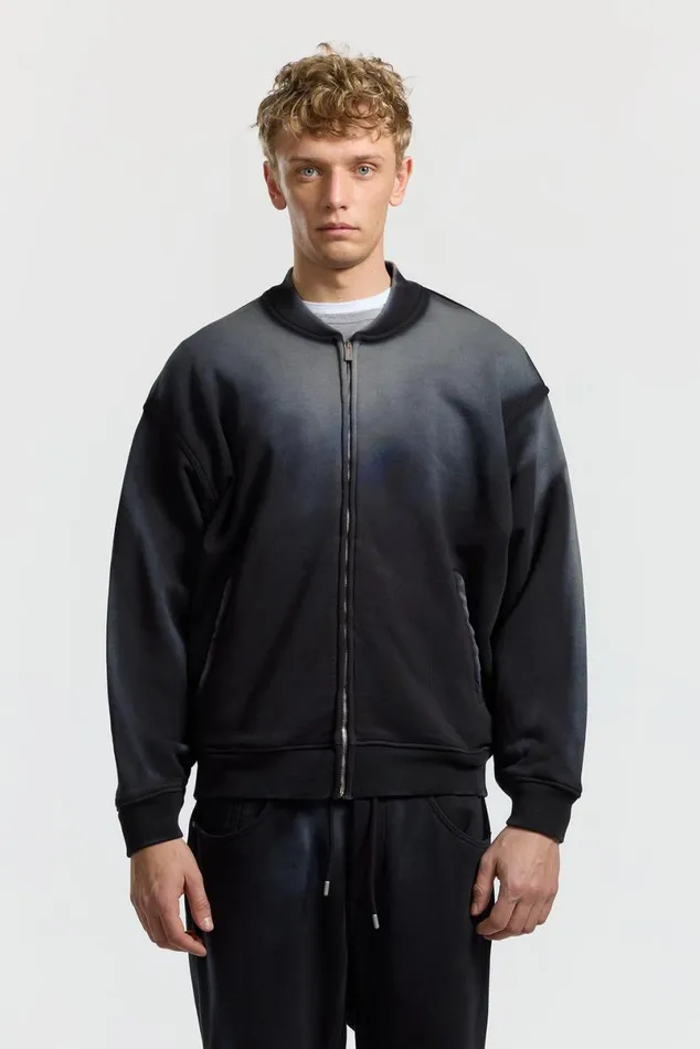 COTTON CITIZEN Berlin Bomber Jacket Black Cast Men Sweatshirts COTTON CITIZEN Berlin Bomber Jacket Black Cast Men Sweatshirts