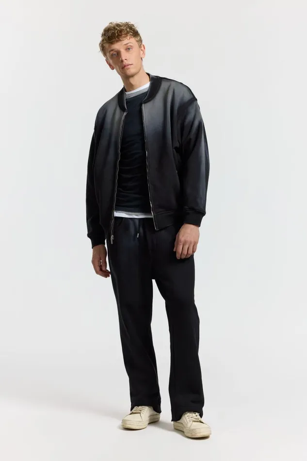 COTTON CITIZEN Berlin Bomber Jacket Black Cast Men Sweatshirts COTTON CITIZEN Berlin Bomber Jacket Black Cast Men Sweatshirts