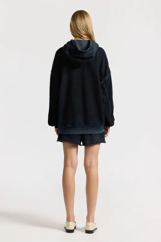 COTTON CITIZEN Boston Hoodie Vintage Black Women Sweatshirts COTTON CITIZEN Boston Hoodie Vintage Black Women Sweatshirts